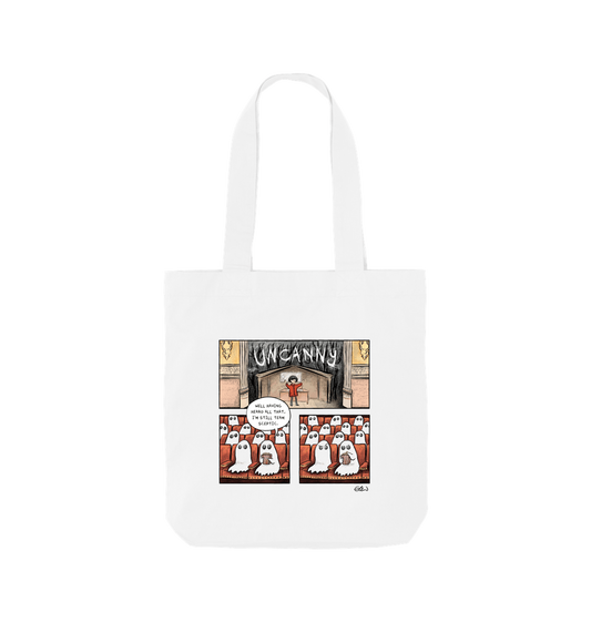 White Uncanny Live Stage Tote Bag