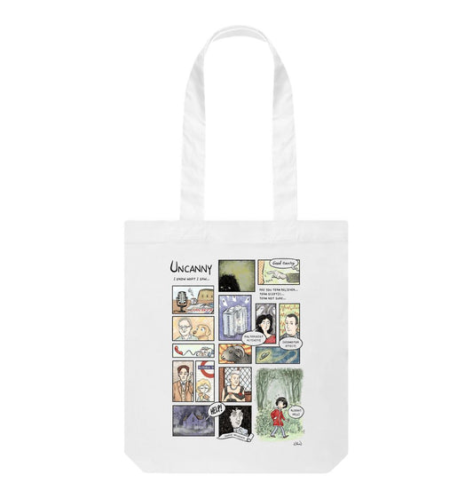 White Best of Uncanny Tote Bag