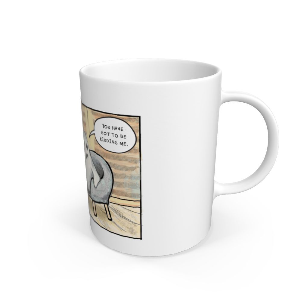 White Uncanny Live Mug