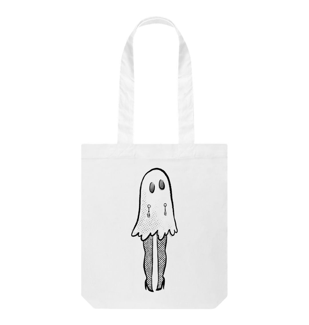 White Sexy Ghost Tote Bag